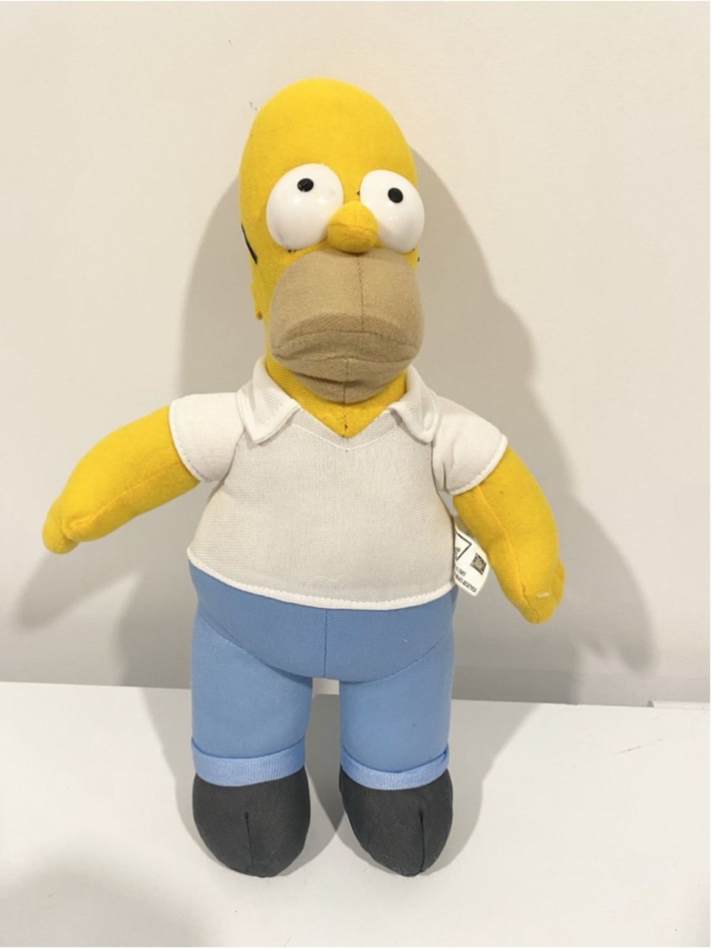 The Simpsons Homer Simpson Plush 14” 2005 20th Century Fox Stuffed Doll